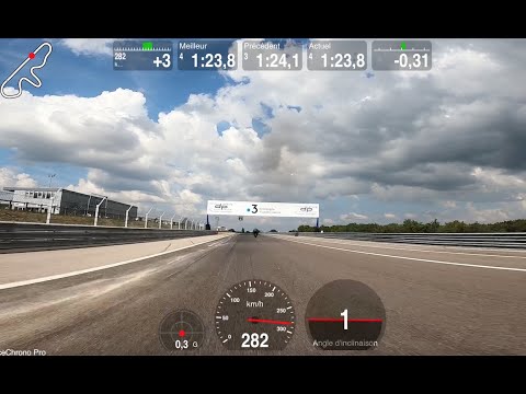 Circuit Dijon Prenois: 1"23.66 Moto Yamaha R1 2020 - Team performance 55 (23/07/22)