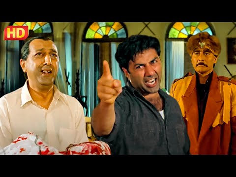 तू कात्या के तलवे चाटता है और हमें ईमानदारी की बाते सिखाता है - Ghatak - Part 4 - Sunny Deol Movie