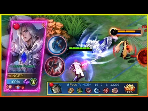 WTF DAMAGE!! | BEST LEOMORD ONE HIT BUILD | LEOMORD GOLD LANE | MUST WATCH | MLBB!