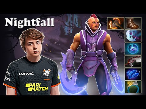 Nightfall - AntiMage Safelane vs Quinn Windranger | Dota 2 7.29d Gameplay