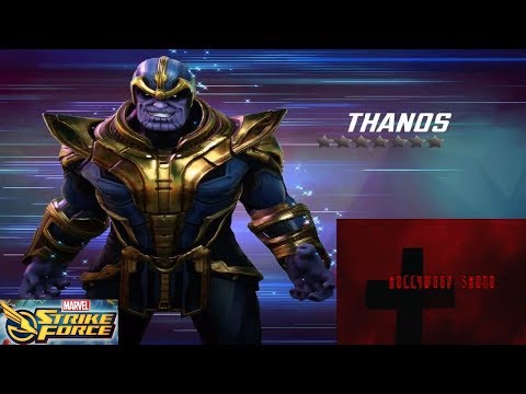 Marvel Strike Force - Unlocking Thanos and Gameplay