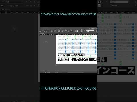 コミュニケーションのトップランナーへ #情報文化デザインコース #表現文化学科 #大正大学 #shorts
