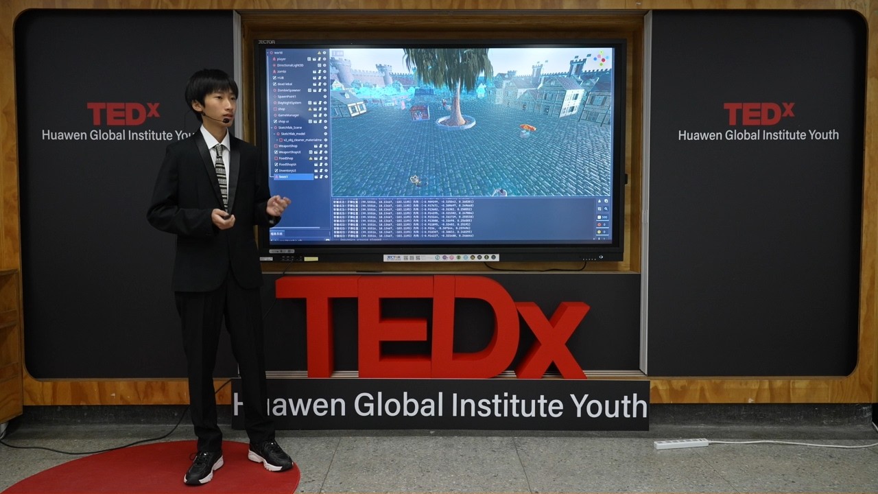 A Gaming Approach to the Future of AI | August Lin | TEDxHuawen Global Institute Youth