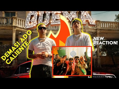 Hottest Reggaetón Out Right Now! Ryan Castro, Peso Pluma - QUEMA 🔥 (REACTION) #gravitatingawaytv