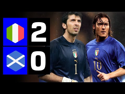 Quando la NAZIONALE ITALIANA era il DREAM TEAM 🇮🇹 | ITALIA v SCOZIA 2005