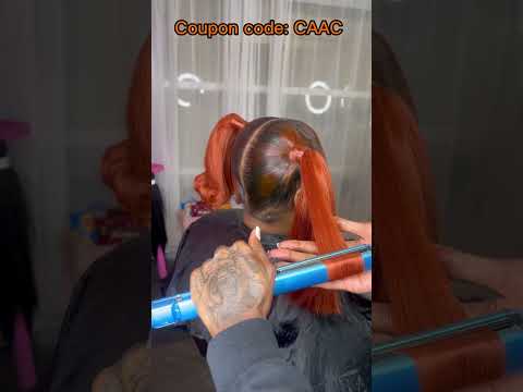 Two Barbie Ponytails Slayed🍁Ginger Color Dye | Flipped Curl Step By Step Tutorial Ft.#ulahair