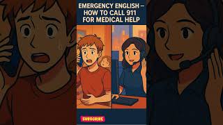 Emergency English – How to Call 911 for Help emergency English conversation #englishforbeginners