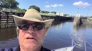 Okeechobe Waterway, FL., through the 1st lock after leaving Stuart