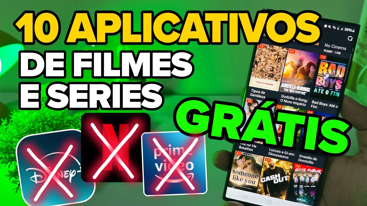 TOP 10 APLICATIVOS PARA ASSISTIR FILMES E SÉRIES DE GRAÇA EM PORTUGUES.