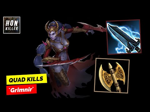 HoN The Dark Lady NULLFIRE BLADE with RUNED CLEAVER