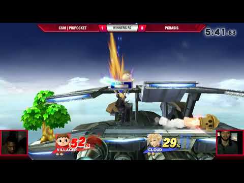 VS Weekly 6/7/18 - Winners R2 - CSM | PikPocket (Villager) vs pkbasis (Cloud) - Smash 4