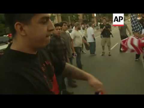Raw: Trump Supporters Attacked After Rally