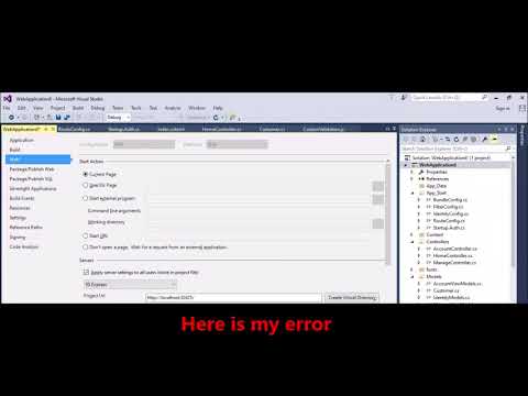 MVC - Fix Error - Compiler Error Message CS1003 Syntax...
