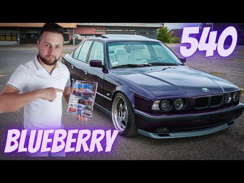 BMW E34 540i BLUEBERRY | the fattest project in Poland?? #showEquipment