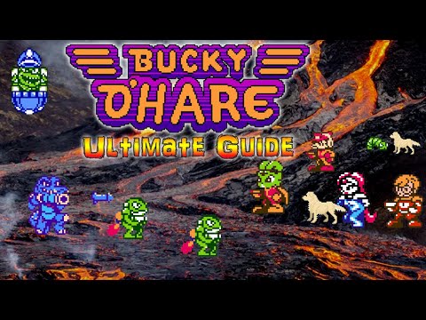 #BuckyOHare Bucky O' Hare NES - ULTIMATE GUIDE - ALL Levels, ALL Bosses, ALL Secrets, 100%!