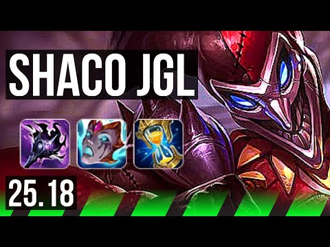 SHACO vs TALON (JGL) | 900+ games, Dominating | EUW Challenger | 25.18