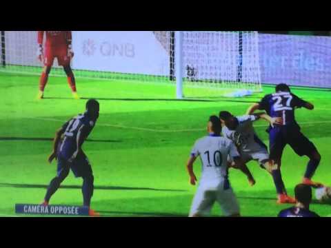 Amazing Nutmeg by Javier Pastore vs Bastia MUST WATCH!!!