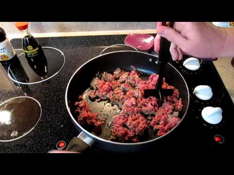 Teriyaki Hamburger Stir Fry