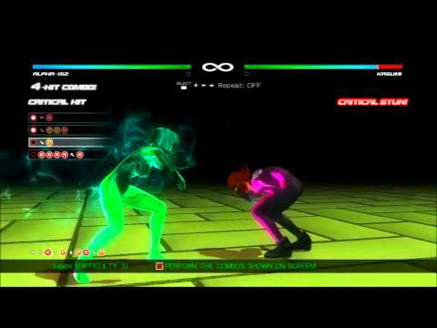 Dead or Alive Last Round - All of Alpha-152 Combo challenges