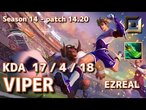 【EUWサーバー/GM】HLE Viper エズリアル(Ezreal) VS アッシュ(Ashe) BOT - Patch14.20 EUW Ranked【LoL】