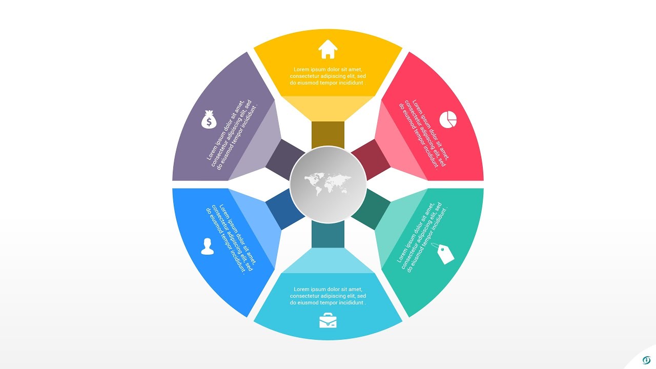 Create Creative Circle infographic in Microsoft PowerPoint