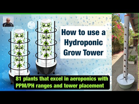 How best to use a hydroponic grow tower
