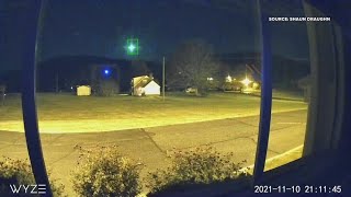 RAW: Meteor captured on security cam in Virginia