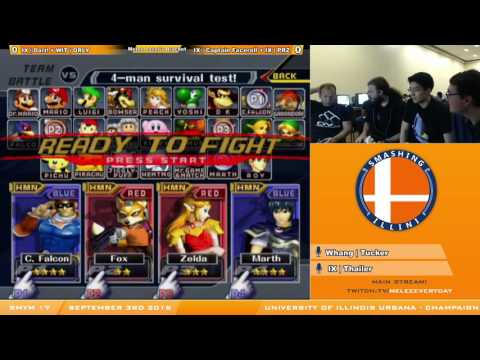 [SMYM 17] IX | Dart! + WIT | ORLY vs. IX | Captain Faceroll + IX | PRZ SSBM Doubles
