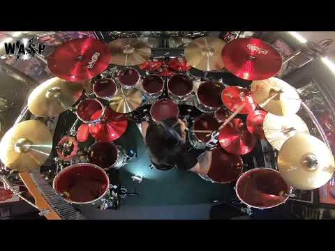 Aquiles Priester Drum Cam Playing W.A.S.P. Chainsaw Charlie (Murders in the New Morgue) #wasp