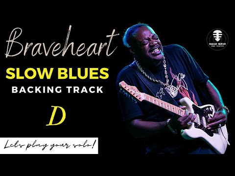 The ABSOLUTE BEST Slow Blues Backing Track in D for Jamming