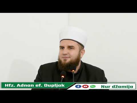 Ebu Bekr, r.a. 5. dio - hfz. Adnan ef. Dupljak