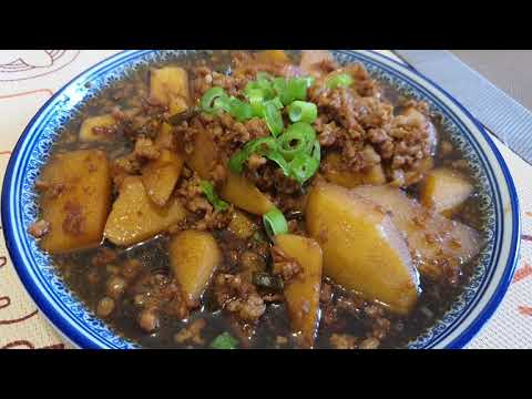 Potato stew with minced meat | My daughter's favourite...