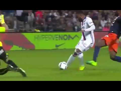 Alexandre Lacazette Goal HD   Montpellier 0 2 Lyon   14 05 2017