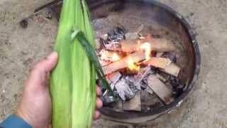 How To Cook Corn On The Cob In A Campfire - Campfire Meal