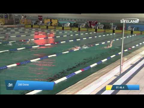 Serie 4 dei 200 Dorso  Assoluti Maschi Master - Campionati Regionali Master 2015 VENETO e FRIULI VG