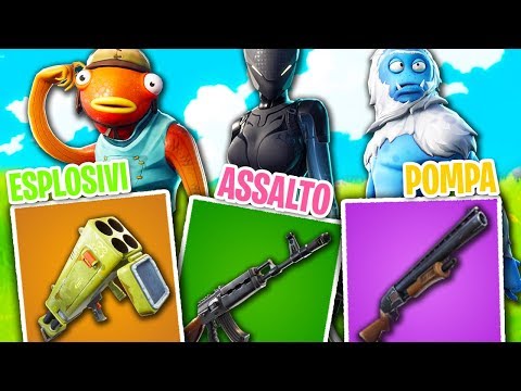 USARE UN SOLO TIPO DI ARMA CHALLENGE - Fortnite Battle Royale ITA w/ Tear Heme