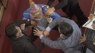 video: Watch: Fight breaks out in Bolivian Congress over jailed officials