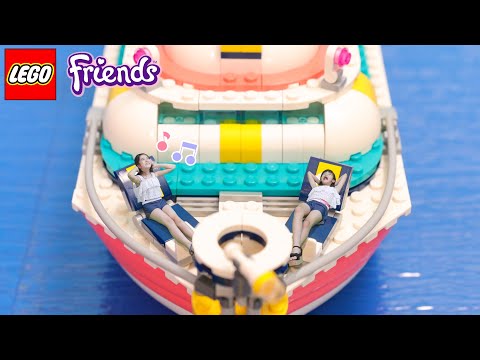 LEGO Friends  海のどうぶつレスキュークルーザーでイッカクちゃんを助けよう！