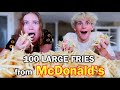 i ordered 100 LARGE FRIES from McDonalds