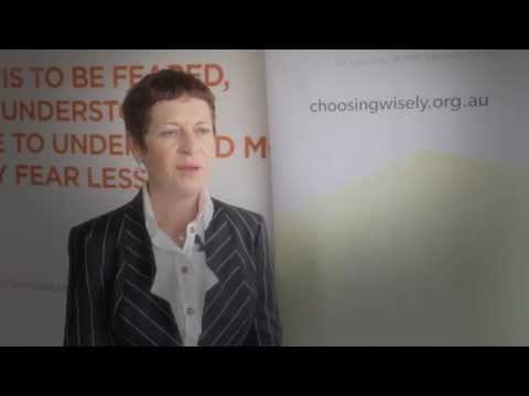 Choosing Wisely Australia launch: Dr Lynn Weekes