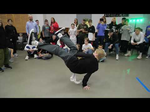 отбор 1x1 до 13 лет bboy Ilskill vs Kripy - "ALL OPTION" break dance battle