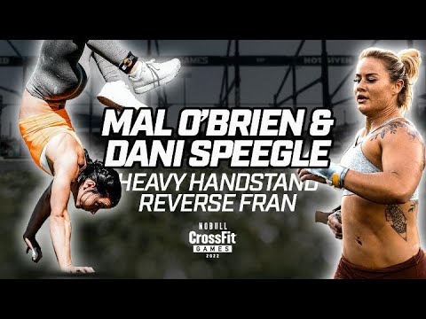 Mal O’Brien & Dani Speegle — Thruster & Handstand Walk Race