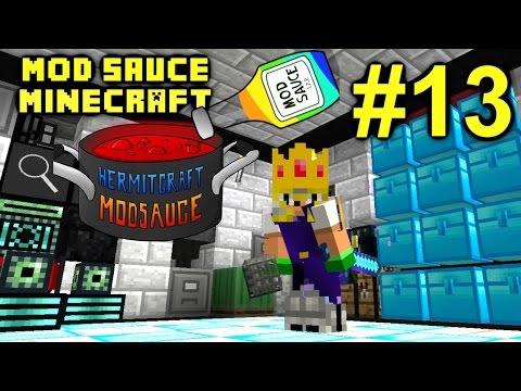Minecraft Mod Sauce Ep. 13 - Guns & Creeper Spawner !!! ( HermitCraft Modded Minecraft )