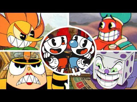 Cuphead - All Bosses (2 Player)