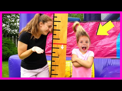 Kin Tin wants to be Taller & Jump on a Trampoline! Is Kin Tin too Tall?
