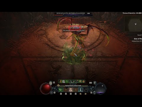 Diablo 4 Pinnacle Boss Uber Lilith Kill.. Finally! Skip Every Phase