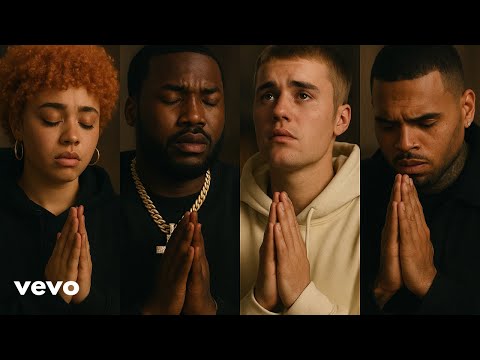 Ice Spice, meek Mill, Justin Bieber & Chris Brown - God Please Save Me