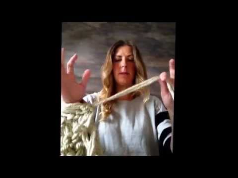 Arm Knitting - Infinity Scarf