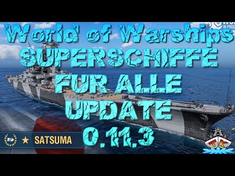 Superschiffe *T11* im Forschungsbaum kommen mit Update 0.11.3 ⚓️ in World of Warships 🚢