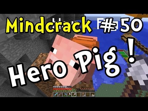 paulsoaresjr - Mindcrack S4E50 "Hero Pig!" (Let's Play Minecraft Survival Multiplayer!)